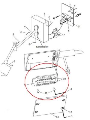 Holtkötter 9696/1 LED replacement unit / Holtkötter LED 9696/1 LED Ersatz Platine