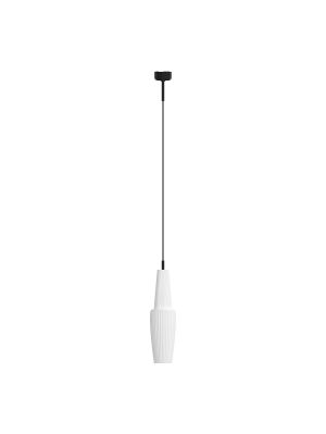 Mawa Pisa opal weiß matt Aufhängung schwarz, Baldachin schwarz / Mawa Pisa opal white matt mounting black, canopy black