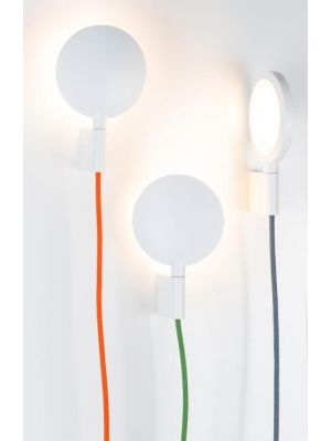 Mawa Maggy white, cable orange, green and grey