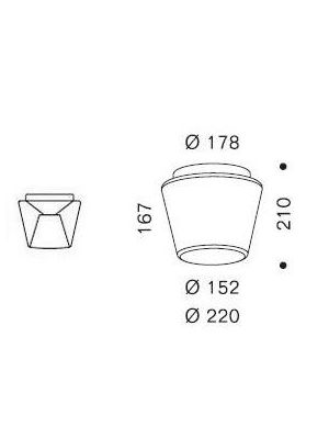 Serien Lighting Annex Ceiling L spare part