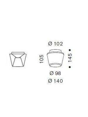 Serien Lighting Annex Ceiling S spare part