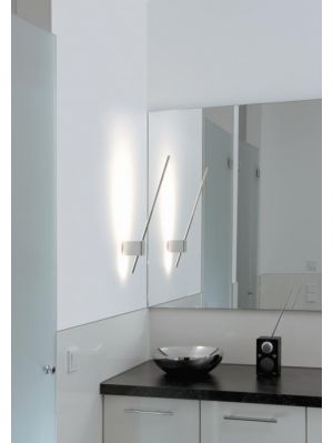 Steng Ax LED Wall Lamp nickel glossy